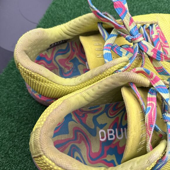 Nobull Trainer Low Rise Women Size 9.5/ Men’s 8 Neon Lime Swirl - Picture 13 of 14